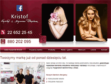 Tablet Screenshot of kristof.waw.pl